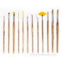 Kayu Gagang Kain Brush Pack